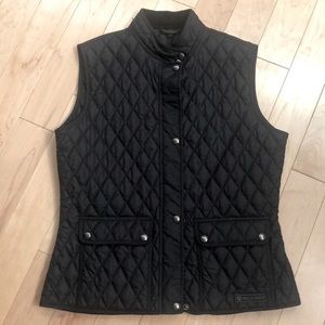 Belstaff Navy Quilted Vest with pockets Size 46 Worn Once